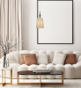 Klasyczna Lampa  Wisząca Z Morelowym Abażurem MOREN PND-84678D-AB ITALUX